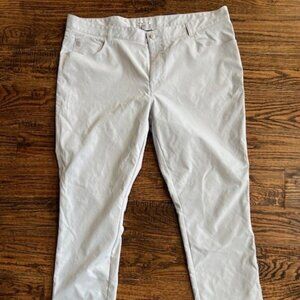 Peter Millar stone chino 5 pocket pant- $45/was $175 retail; 42x 34